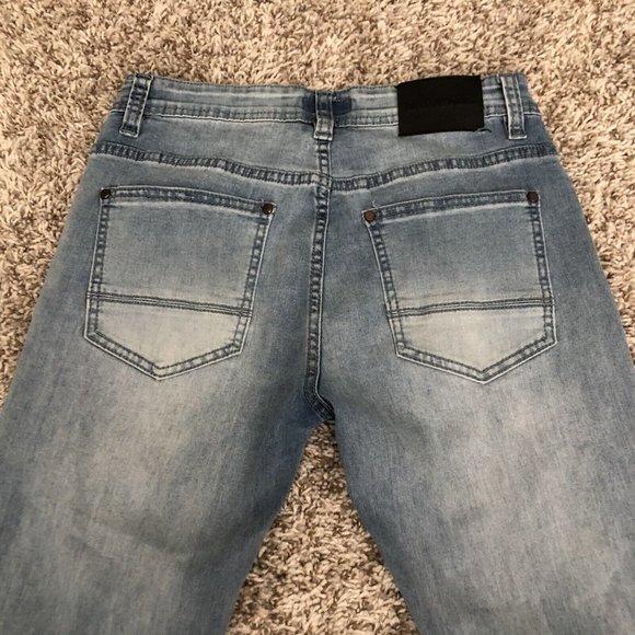 Bleecker + Mercer denim women's Jeans Skinny Fit size 29/30 Medium Wash - Picture 9 of 11